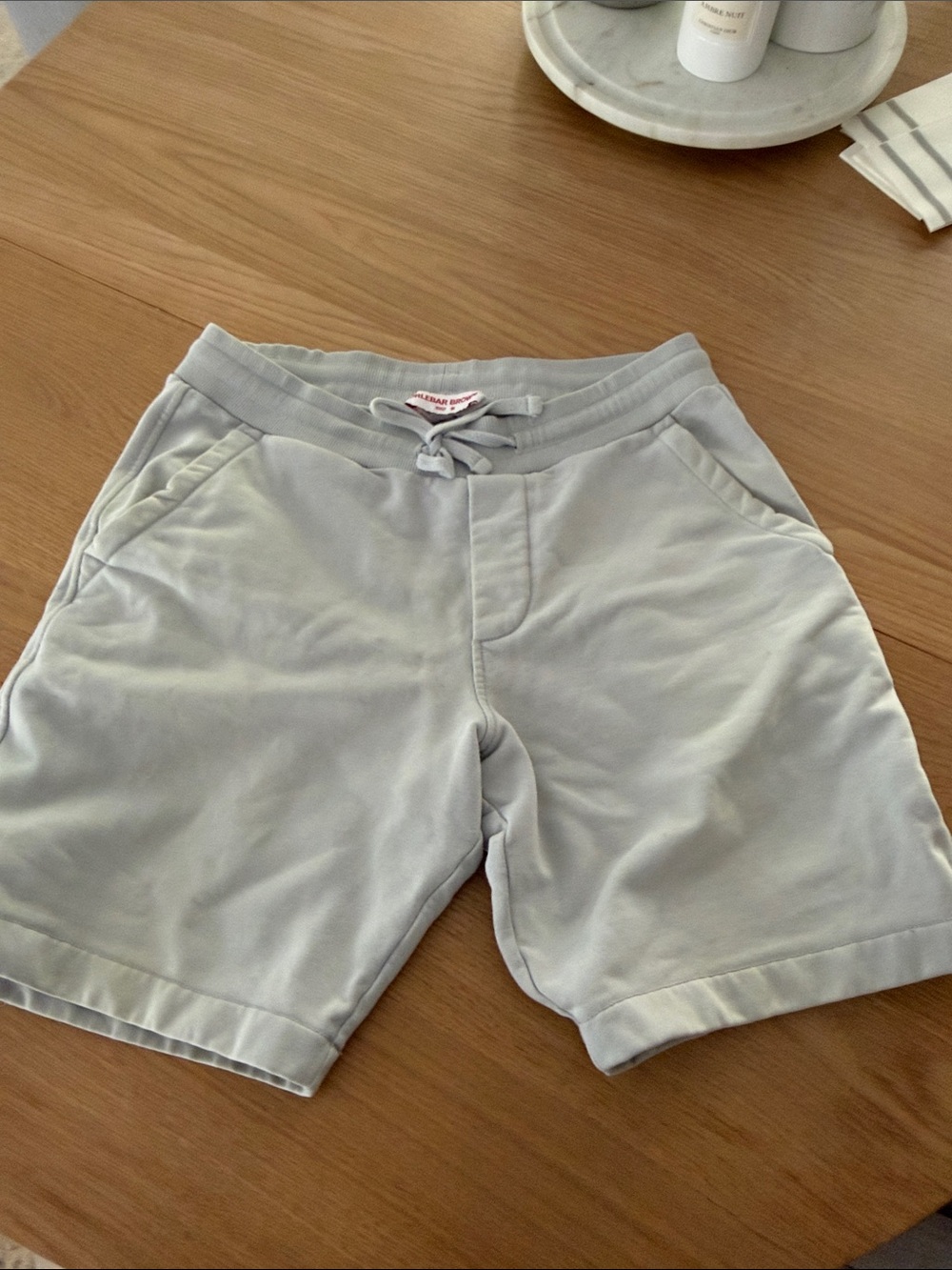 Orlebar brown size medium grey shorts 89% cotton